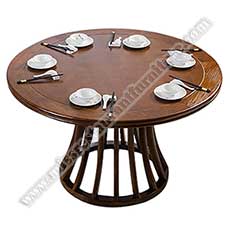 antique round dining tables_wood restaurant tables 1025_Antique 1.2 meter restaurant round ash wood dining tables 6 seat dining room round solid wooden restaurant tables