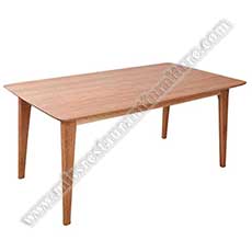 modern wood dining tables_wood restaurant tables 1027_Nordic Art Quality modern design dining room rubber wooden bistro tables natural rectangle 6 seat wood dining tables