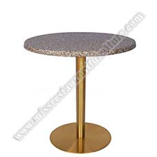 marble restaurant tables 1513_round quartz dining tables_60cm quartz bistro tables