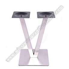 restaurant steel tables base 1929_V shape restaurant table base_V shape steel table base