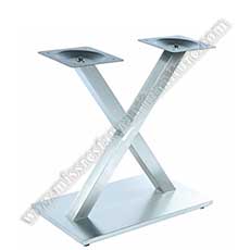 restaurant steel tables base 1931_X shape cafe table legs_X shape steel table base