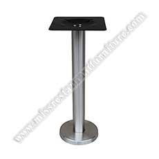 restaurant steel tables base 1935_bolt down table base_fixed to floor table legs