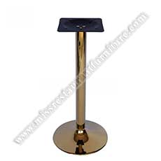 restaurant brass table base 1945_rose golden curved table base_chrome dinning room table legs