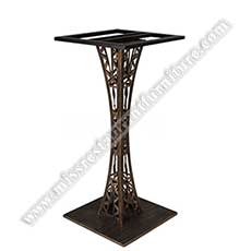 restaurant brass table base 1948_antique tower shape table legs_european tower table legs