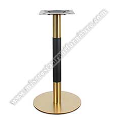 restaurant brass table base 1959_modern golden color table legs_round golden table legs