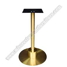 restaurant brass table base 1954_round modern cafe table legs_customize golden cafe table base