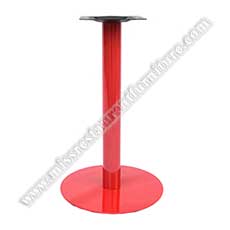 restaurant iron tables base 1966_red color round table legs_red color iron table legs