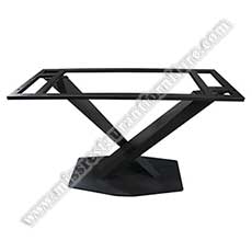 restaurant iron tables base 1963_V shape modern iron table legs_customize V shape table base