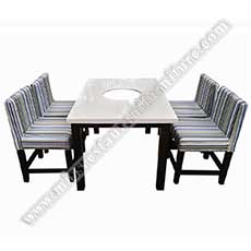 hot pot tables set 4566__