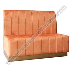 metal modern booth sofas_velvet luxury cafe sofa_restaurant booth seating 5053