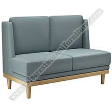 modern wood bench_coffee wood bench sofa_restaurant booth seating 5216