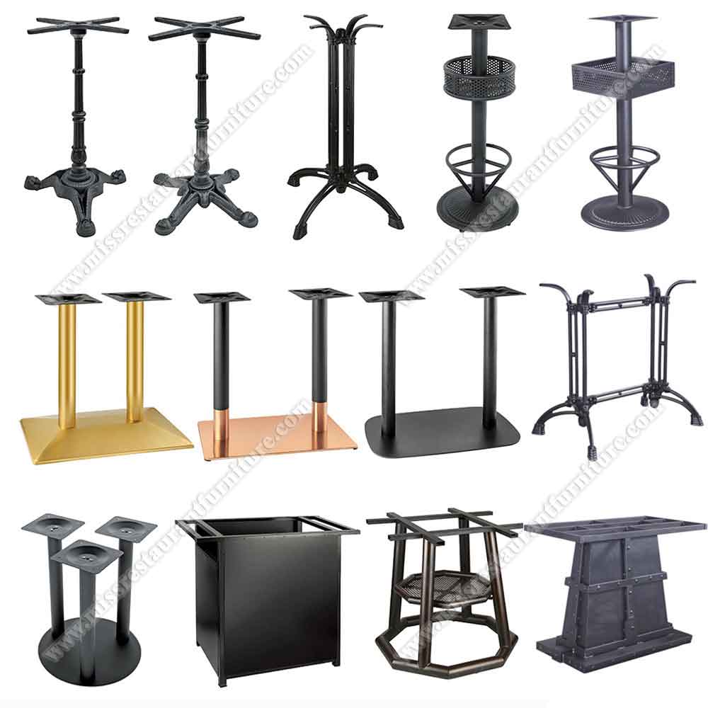 restaurant table bases, iron restaurant table base, iron bistro table base, iron commercial table bases, iron cafe table bases, iron commercial table legs