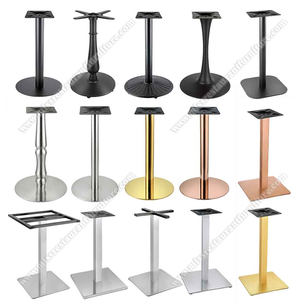 restaurant table bases, iron restaurant table base, iron bistro table base, iron commercial table bases, iron cafe table bases, iron commercial table legs