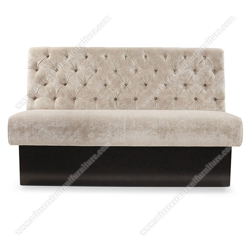 buttom back bench couch_storage fabric dining couch_restaurant booth seating 5068