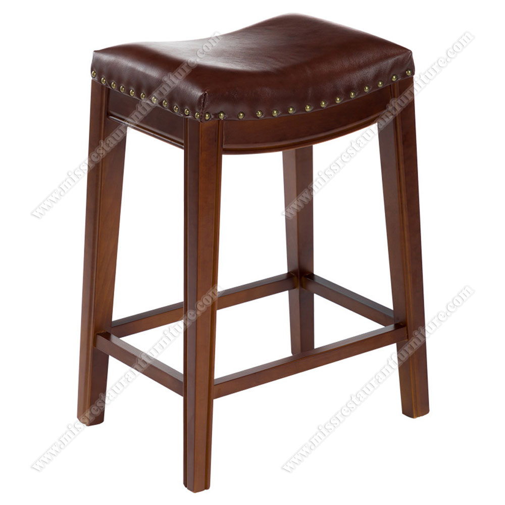 solid wood restaurant bar stools 6342