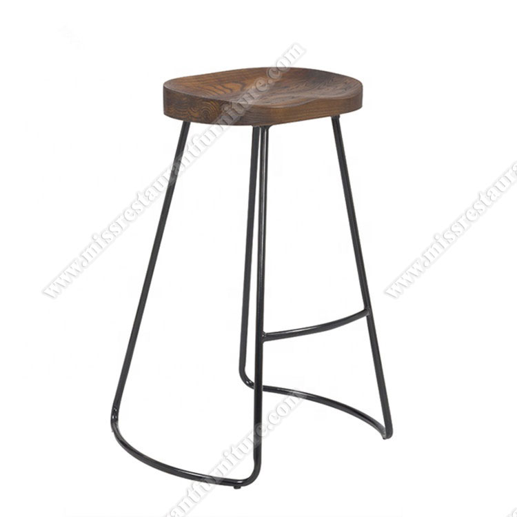 solid wood restaurant bar stools 6352